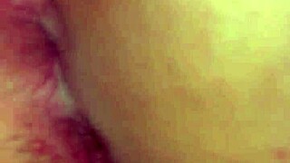 It's impossible not to fuck your cousin's hot dripping ass! Rough sex with cum on ass close up.