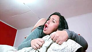 Watch me fuck my stepmom all night in the hotel? Her big tits and ass bouncing nonstop.