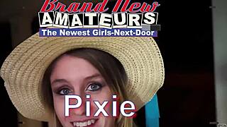 Horny Blonde Cutie Pixie Pie Finger Fucks Pussy And Gets Banged