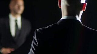 latex-clad submissive chanel camryn gets dominated in public with blowjob and cum in mouth