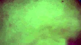 Look at this asian old woman's huge tits!