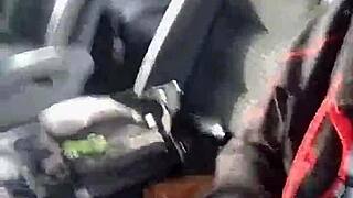 Handsome guy masturbating in a French train – sexy and risky.