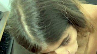 My stepsister was so horny in her room, I got excited and fucked her hard