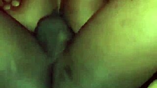 Got home tired, but she rode my big black cock cowgirl style for a quick creampie