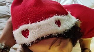 Sexy Santa Says, 'Cum On Your Hairy Pussy!'