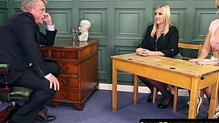 Stepmom Charlie Rae And Gigi Patsy Suck Principals Cock In Threesome