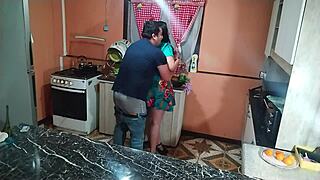 When You Have A Wife Who Loves Sex, You Fuck Her Everywhere In The Kitchen