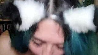 I felt so emotional playing with my big curvy tits and dildo toys