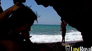 Leslie Fox takes double penetration in the forest!