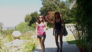 Interracial Lesbian Girls Kissing and Licking Pussy to Orgasm