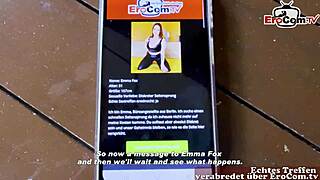 I picked up this plump German teen for a real sex date without a condom