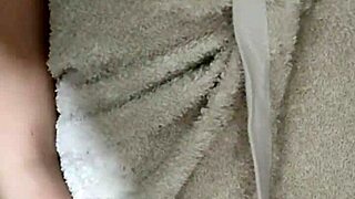 Neighbor showers in my bathroom but I make her squirt orgasms
