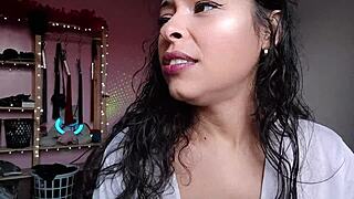 Morena Latina Gives Jerk Off Instructions
