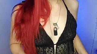 Your wife is the boss's slut secretary, bent over for domination with toys and jerk off instructions close up.