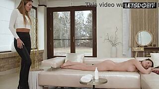 Lesbian Neighbors Sabrisse Stacy Cruz and Zlata Shine in Threesome