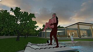 Two Transsexual Sluts Get Fucked Hard By Big Cock