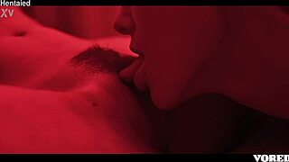 girl has rough lesbian sex with roommate, fingering and scissoring her