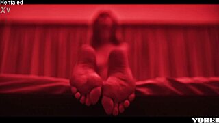 girl has rough lesbian sex with roommate, fingering and scissoring her