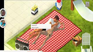 Yareel Plays The Mexican Game In 3D With Jaqueline