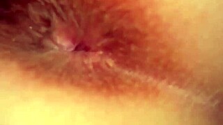 Cute teen girl experiences her first anal and muff diving session