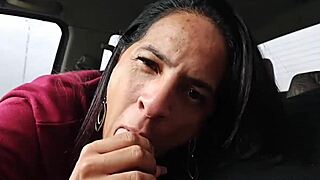 Housewife Milf Pays For Ride With Blowjob To Husband's Friend