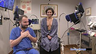 Patient Rebel Wyatt Gets Shaved Pussy Fucking In Hospital With Toys