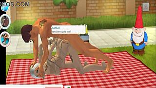 Yareel Plays The Mexican Game In 3D With Jaqueline