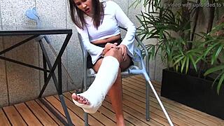 The car accident - short cast leg movie