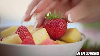 Vixen Ellie Nova Deepthroats and Titty Fucks Her Boyfriend