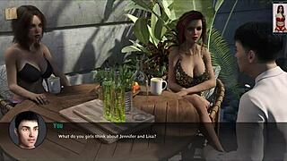 Amateurs engage in 69 position during reunion game.