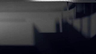 office simulation with blonde milf and black colleague in bdsm scenario