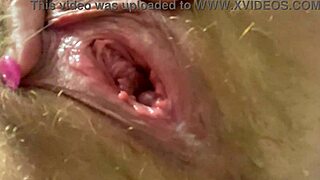 pee, fart, and hairy pussy gape close up