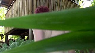 red head milf zoey nixon fucks outdoor with monster cock