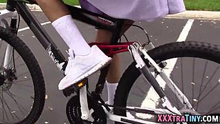 Little Latina Teen 18+ Performs Handjob Blowjob On Cock With Petite Small Tits.