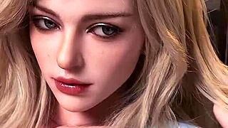 Watch this realistic blonde sex doll get fucked hard?