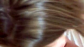 Intense candid POV threesome with two blonde step sisters flashing big tits