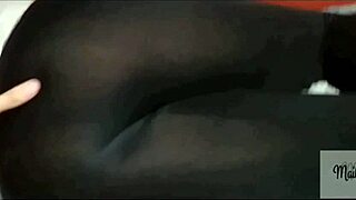 Will My Friend In Tight Leggings Let Me Record Her All Night?