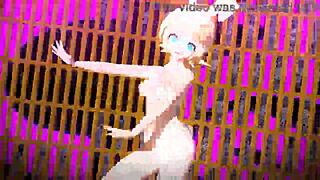 i love kagamine rin in her alien bunny costume nude