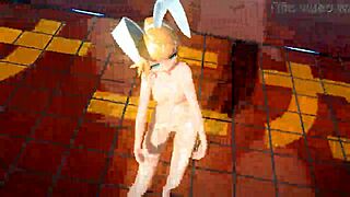 i love kagamine rin in her alien bunny costume nude