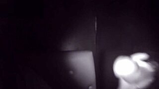 Glory hole sucking stranger cum