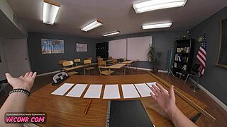 i bent over the skinny blonde in doggystyle, riding her in my hero academia parody vr