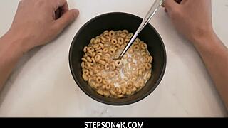 Stepson4k - Ginger Stepmom Gives First Hand Titjob Experience