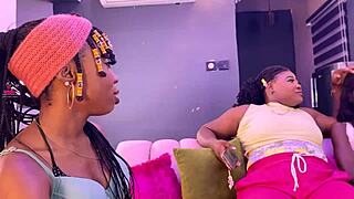 Nigerian Lesbians Licking Pussies Next Door?