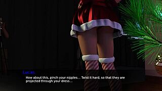 let's unwrap zoey's christmas gift, a big black cock blowjob