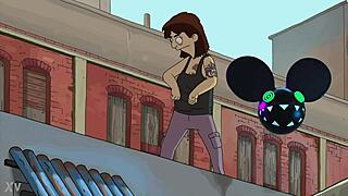 Dancing Person from Bob's Burgers Bridged by Lightwave