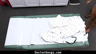 Innocent Patient April Olsen Jumps to Her Knees for Doctor's Big Cock Sucking