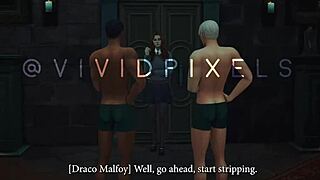 hermione double penetration threesome harry potter sims 4