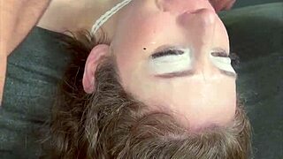 British Amateur Endures Most Extreme Deepthroat Facefuck of 2025