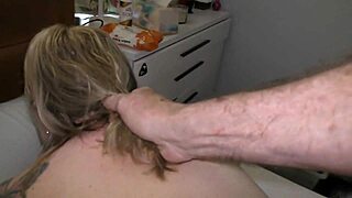 I, the kiwi milf slut, get hauled onto master's cock for hardcore creampie and cum guzzling.