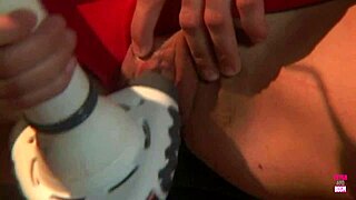 me and my lesbian friend usin' dildos for hardcore fun